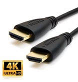 Stuff Certified® Cable HDMI chapado en oro 1.4V de alta velocidad 1 metro - 4K @ 340Mhz - HD Dolby 7.1