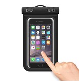 Stuff Certified® Custodia Impermeabile Custodia Custodia Universale per iPhone Samsung Huawei Nera - Airbag fino a 5,8 "