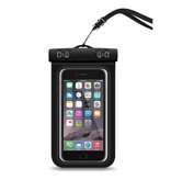Stuff Certified® Wasserdichte Tasche Tasche Tasche Universal iPhone Samsung Huawei Schwarz - Bis zu 5,8 "Airbag