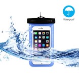 Stuff Certified® Waterdicht Hoesje Tasje Zakje Universeel iPhone Samsung Huawei Blauw - Tot 5.8" Airbag