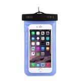 Stuff Certified® Custodia Impermeabile Custodia Custodia Universale per iPhone Samsung Huawei Blu - Airbag fino a 5,8 "