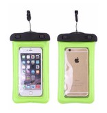 Stuff Certified® Waterproof Case Pouch Pouch Universal iPhone Samsung Huawei Green - Up to 5.8 "Airbag