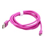 Stuff Certified® USB - USB-C Charging Cable Charger Data Cable Data Android 3 Meter Pink