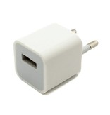 Stuff Certified® A1265 2PIN EU Plug Cargador de pared 5V - 1A Cargador USB AC Home Blanco