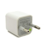 Stuff Certified® A1265 2PIN EU Plug Cargador de pared 5V - 1A Cargador USB AC Home Blanco