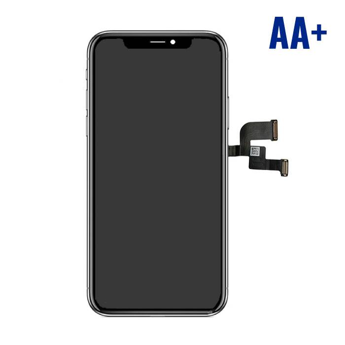 Stuff Certified® iPhone X Bildschirm (Touchscreen + OLED + Teile) AA + Qualität - Schwarz