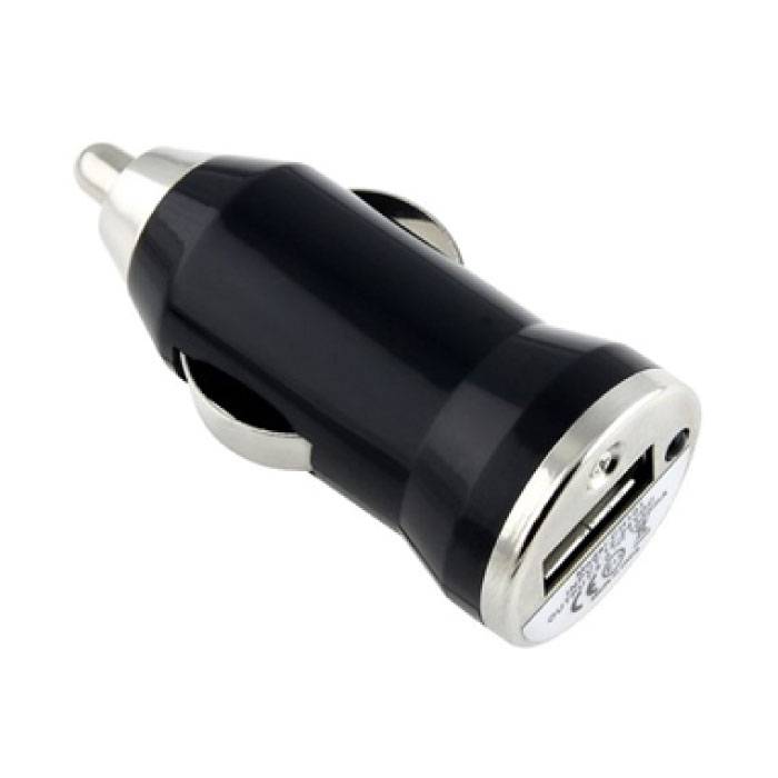 iPhone / iPad / iPod AAA + Ładowarka samochodowa 5 V - 1 A USB - Szybkie ładowanie - Czarna