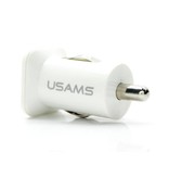 USAMS USAMS Dual Autolader/Carcharger 5V - 3.1A Wit