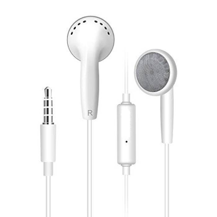 Paquete de 2 para iPhone / iPad / iPod Auriculares Ears Ecouteur Auriculares blancos - Sonido claro