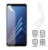 Stuff Certified® Pellicola salvaschermo per Samsung Galaxy A8 2018 EU Pellicola in lamina di alluminio morbida in TPU