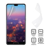 Stuff Certified® Protector de pantalla para Huawei P20 Película de PET de lámina de TPU suave