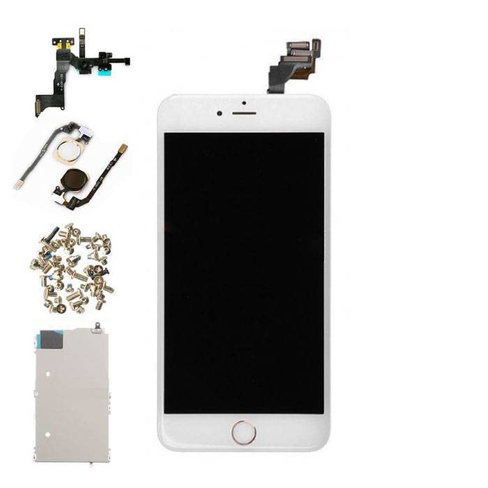 iPhone 6S Plus Wstępnie zmontowany ekran (ekran dotykowy + LCD + części) Jakość AAA + - biały