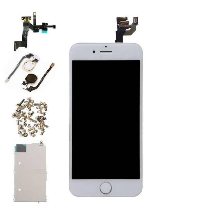 iPhone 6 4.7 "Schermo preassemblato (touchscreen + LCD + parti) A + qualità - bianco