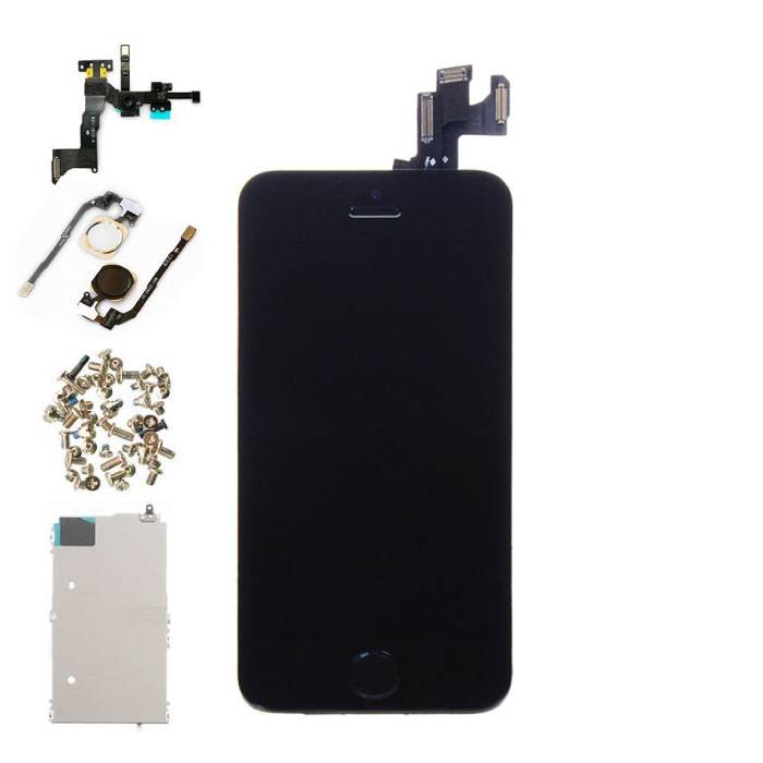 Pantalla preensamblada para iPhone 5S (pantalla táctil + LCD + piezas) Calidad AAA + - Negro