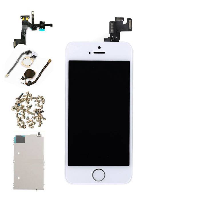 iPhone 5S Pre-assembled Screen (Touchscreen + LCD + Parts) AAA + Quality - White