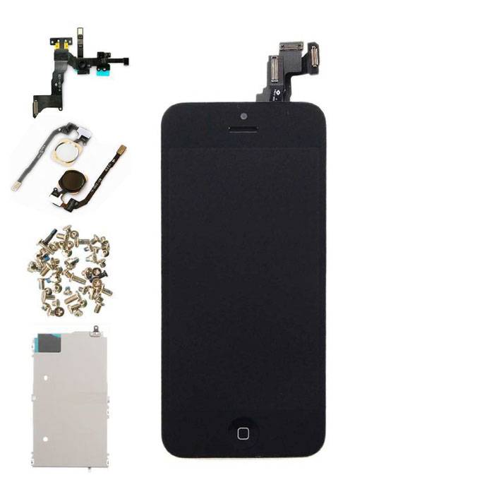 Pantalla preensamblada para iPhone 5C (pantalla táctil + LCD + piezas) Calidad AAA + - Negro