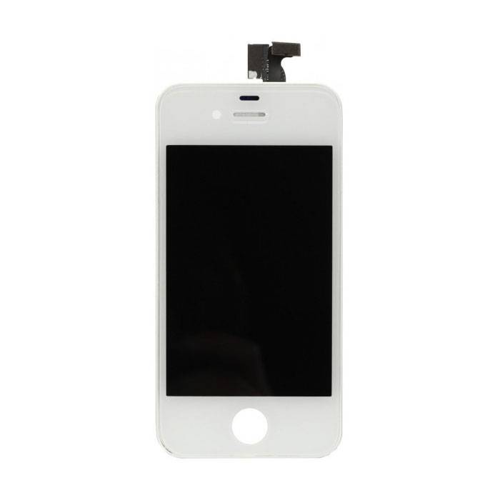 Schermo per iPhone 4 (touchscreen + LCD + parti) AA + qualità - bianco