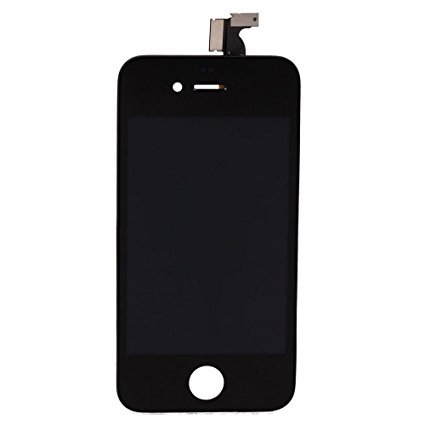Ekran iPhone 4 (ekran dotykowy + LCD + części) Jakość AA + - czarny