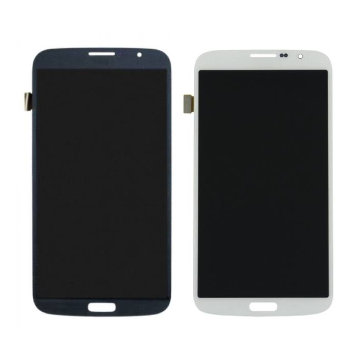 Ekran Samsung Galaxy Mega 6.3 i9200 / i9205 (ekran dotykowy + części AMOLED +) jakość AAA + - czarny / biały