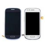 Stuff Certified® Samsung Galaxy S3 Mini-Bildschirm (Touchscreen + AMOLED + Teile) AAA + Qualität - Blau / Weiß