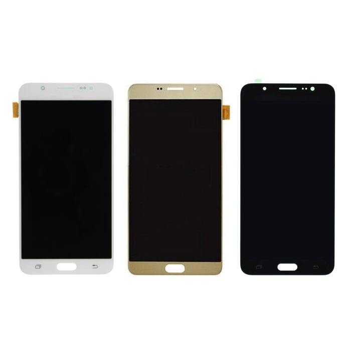 Stuff Certified® Écran Samsung Galaxy J7 2016 (Écran tactile + AMOLED + Pièces) Qualité AAA + - Noir / Blanc / Or