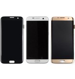 Stuff Certified® Pantalla Samsung Galaxy S7 Edge (Pantalla táctil + AMOLED + Piezas) Calidad A + - Negro / Blanco / Dorado
