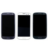 Stuff Certified® Schermo Samsung Galaxy S3 I9300 (touchscreen + AMOLED + parti) di qualità A + - blu / nero / bianco
