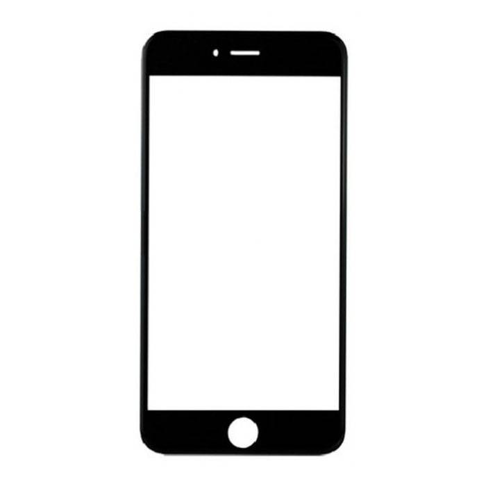 Szklany panel przedni iPhone 8, jakość AAA + - czarny