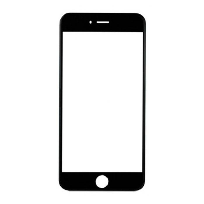 Szklany panel przedni iPhone 8, jakość A + - czarny