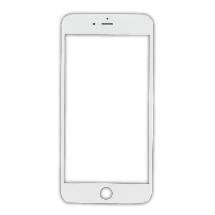 Stuff Certified® iPhone 8 Plus Frontglas Glas Plaat AAA+ Kwaliteit - Wit