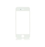 Stuff Certified® iPhone 5 / 5C / 5S / SE Front Glass Glass Plate A + Quality - White