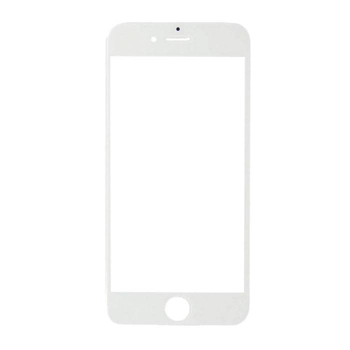 Vidrio frontal con placa de vidrio A + para iPhone 6 Plus / 6S Plus - Blanco