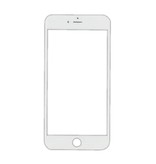 Stuff Certified® iPhone 7 Plus Glasscheibe vorne A + Qualität - Weiß