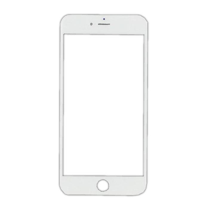 Vidrio frontal con placa de vidrio para iPhone 7 Plus Calidad A + - Blanco