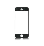 Stuff Certified® Plaque de verre avant en verre avant pour iPhone 5 / 5C / 5S / SE Qualité AAA + - Noir