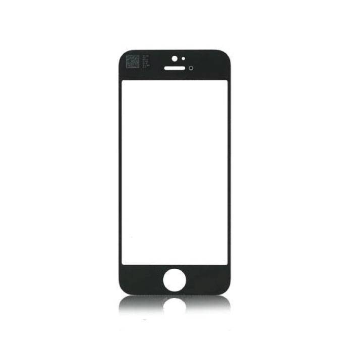 iPhone 5 / 5C / 5S / SE Przedni szklany panel szklany AAA + jakość - czarny