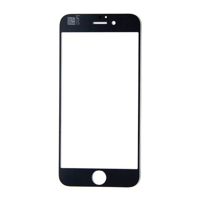 Plaque de verre avant en verre avant pour iPhone 6 / 6S 4,7 "Qualité AAA + - Noir