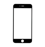 Stuff Certified® Cristal frontal con placa de cristal para iPhone 7 Calidad A + - Negro