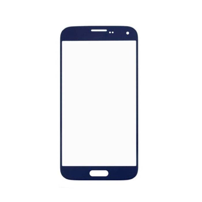 Samsung Galaxy S5 i9600 Glasscheibe vorne AAA + Qualität - Blau