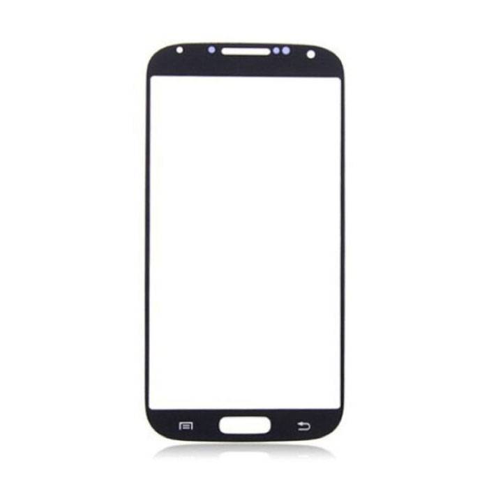 Samsung Galaxy S4 i9500 Front Glass Glass Plate AAA + Quality - Black