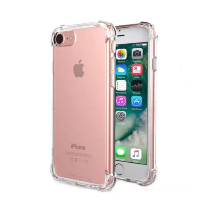 Custodia protettiva trasparente per iPhone 7 Plus Custodia in silicone TPU antiurto