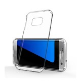 Stuff Certified® Przezroczyste, przezroczyste etui Samsung Galaxy S7 Edge z silikonowym etui z TPU
