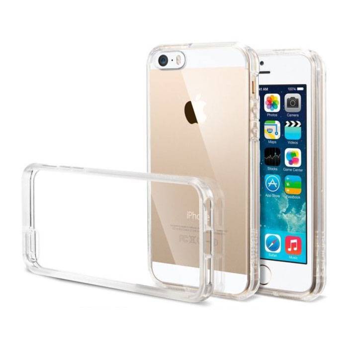 Overjas welvaart pad Transparant Clear Case Cover Silicone TPU Hoesje iPhone 5S | Stuff Enough.be