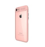 Stuff Certified® iPhone 8 - Auto Focus Armor Case Cover Cas Silicone TPU Case Pink