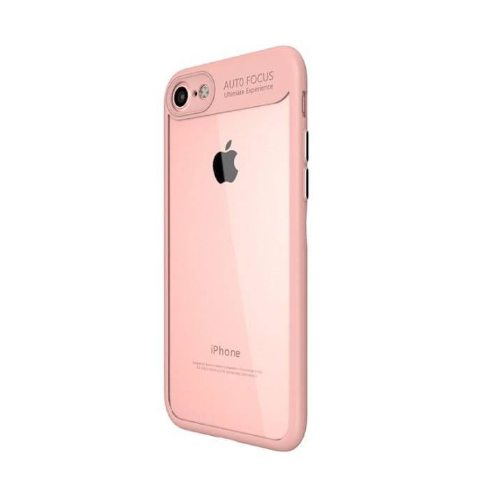iPhone 6 - Auto Focus Armor Case Case Silikonowe etui z TPU w kolorze różowym