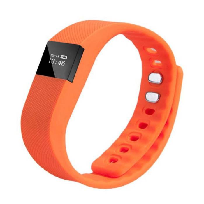 Original TW64 Smartband Fitness Sport activité Tracker Smartwatch montre Smartphone OLED iOS Android iPhone Samsung Huawei Orange