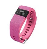 Stuff Certified® Original TW64 Smartband Fitness Sport activité Tracker Smartwatch montre Smartphone OLED iOS Android iPhone Samsung Huawei rose