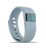 Stuff Certified® Original TW64 Smartband Fitness Sport Activity Tracker Reloj inteligente Reloj inteligente OLED iOS Android iPhone Samsung Huawei Gris