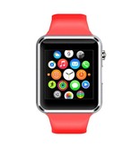 Stuff Certified® Original A1 / W8 Smartwatch Smartphone Fitness Sport activité Tracker montre OLED Android iOS iPhone Samsung Huawei rouge