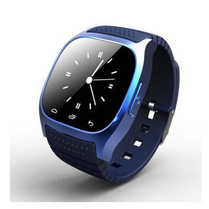 Reloj inteligente M26 original, teléfono inteligente, fitness, deporte, rastreador de actividad, reloj OLED, Android, iOS, iPhone, Samsung, Huawei, azul